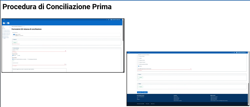 Procedura di conciliazione (prima)